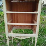 Antique Louis XVI style chest of drawers with marble top