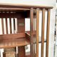 Rotating mahogany and brass library — G. Borgeaud, circa 1900