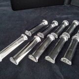 10 Hungarian crystal knife holders