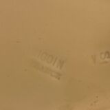 Digoin enamelled ceramic lemon fruit cup