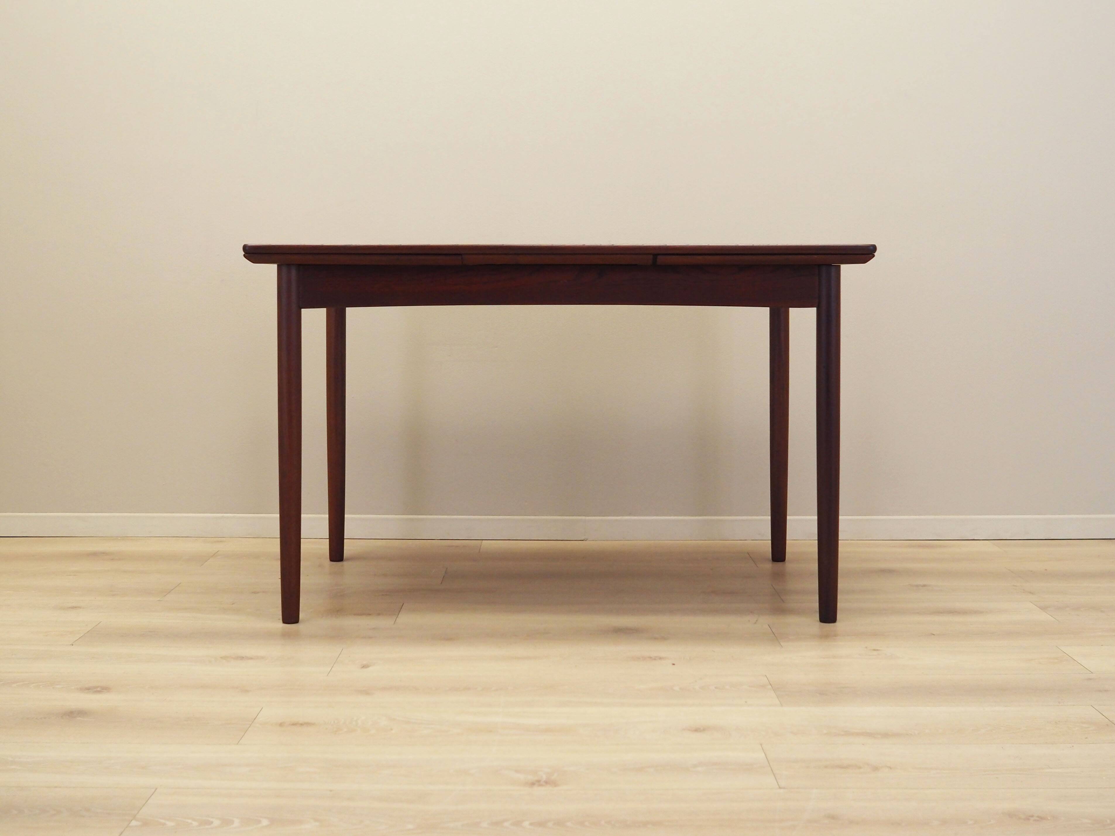 Teak table, Danish design, 1970s, production: Denmark