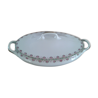 Legumier porcelain Limoges. Mandavy de Mavaleix