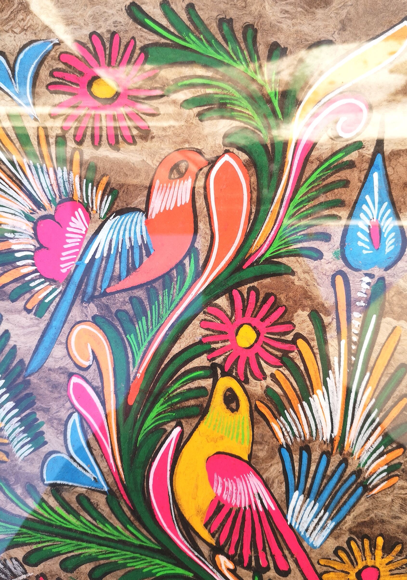 Vintage Mexican painting