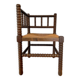 Fireplace corner chair