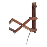 Zig zag wooden wall light from the 60s