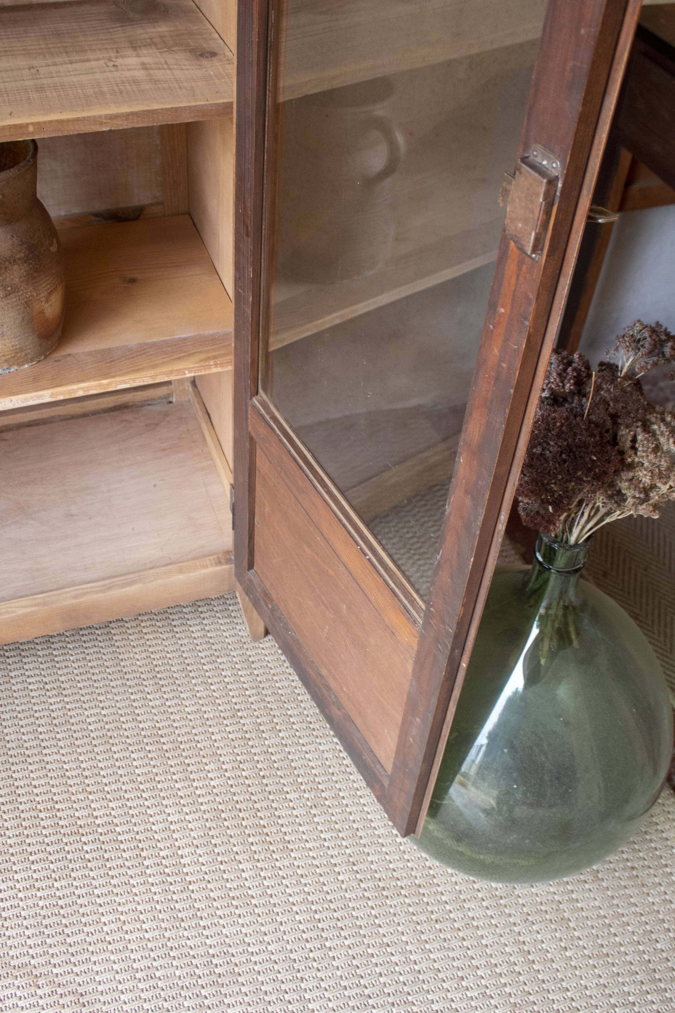 Armoire bibliotheque vitrée parisienne