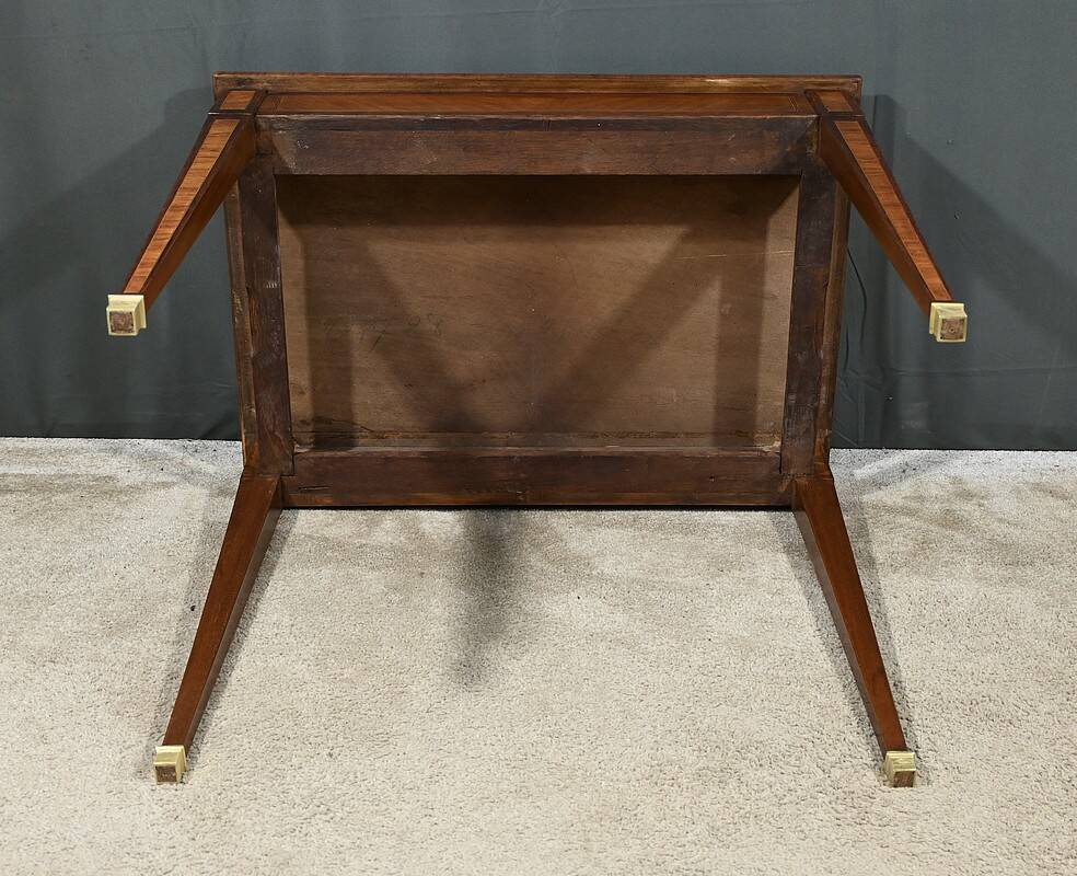 Small Marquetry Desk Table, Louis XVI style – 2nd part of the 19th century