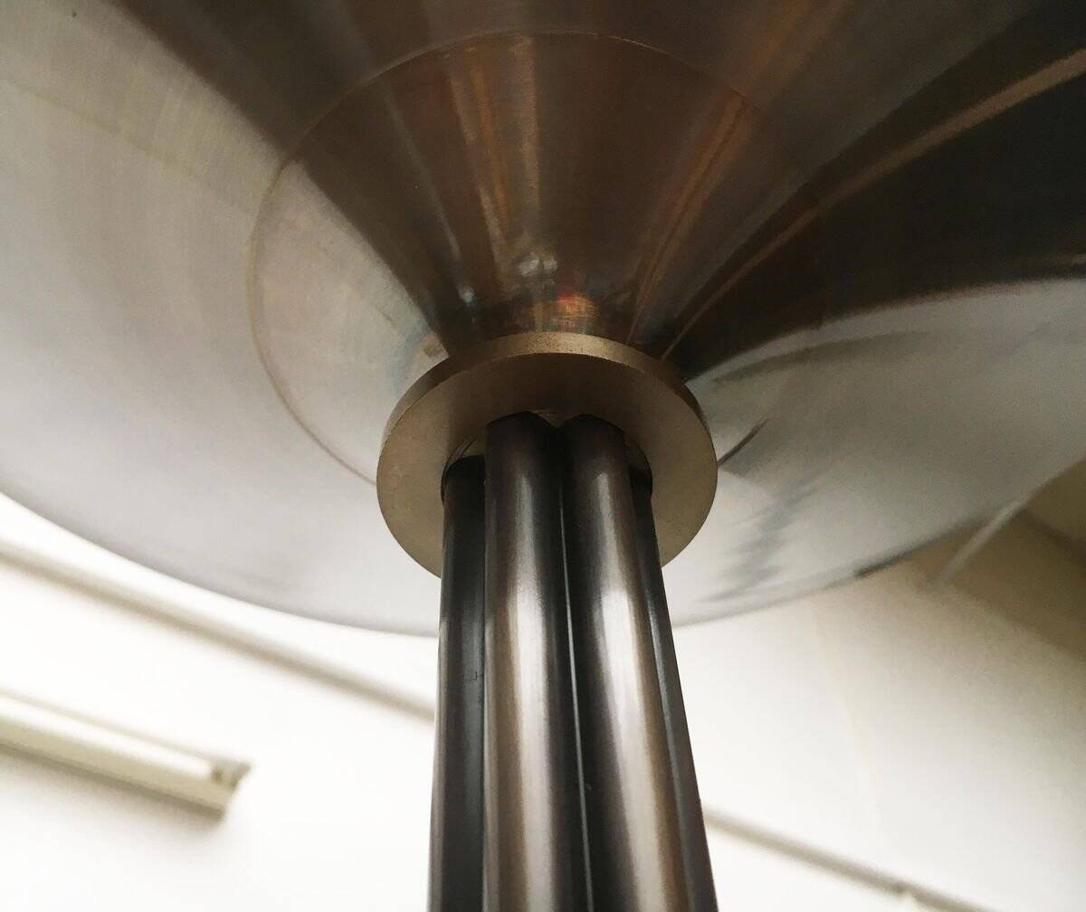 Vintage Italian Postmodern Floor Lamp with Marble Base