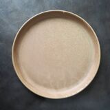 Set de 6 assiettes à dessert artisanales en grès brut