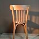 Set of two vintage bistro chairs in curved wood - baumann