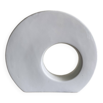 White ceramic vase