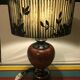 Ancient balustre lamp laurie light ceramics - lamp-day black fabric vintage