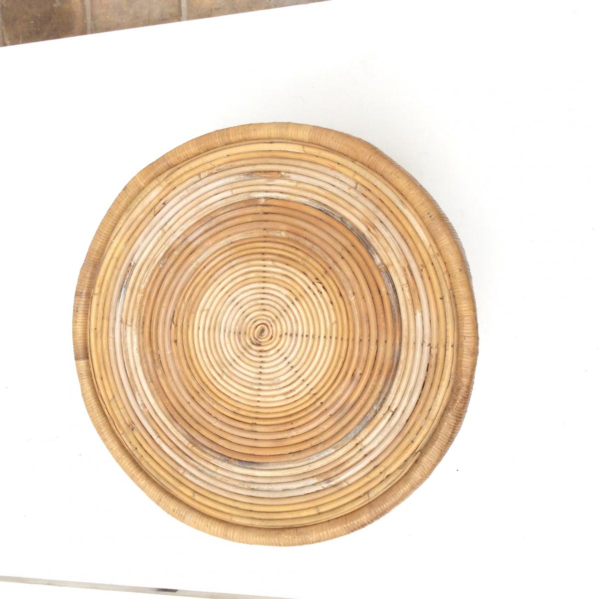 Emmanuelle vintage s 1970 Indonesia rattan chair