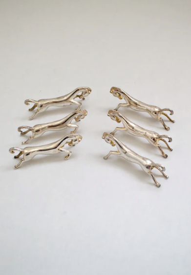 6 repose-couteaux chevaux