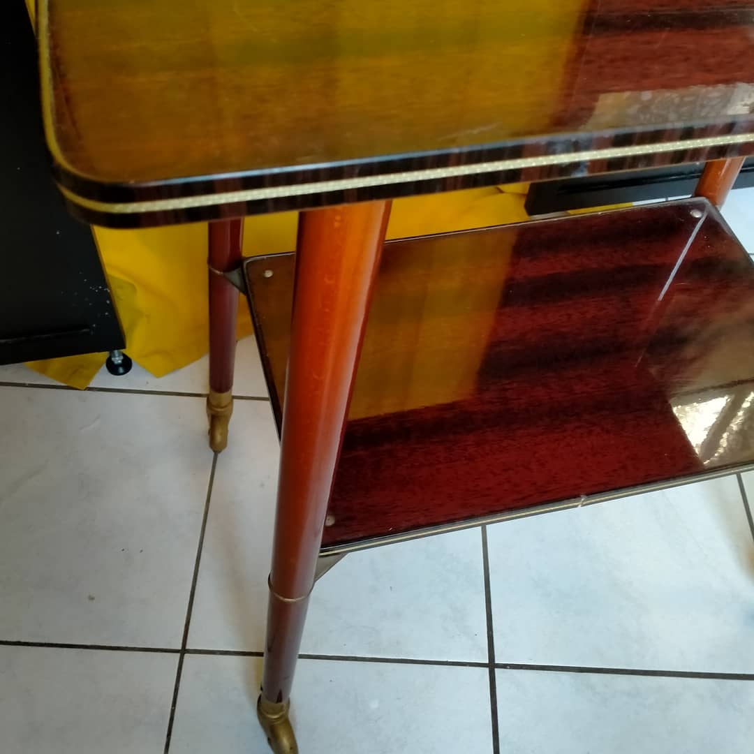 Vintage serving table