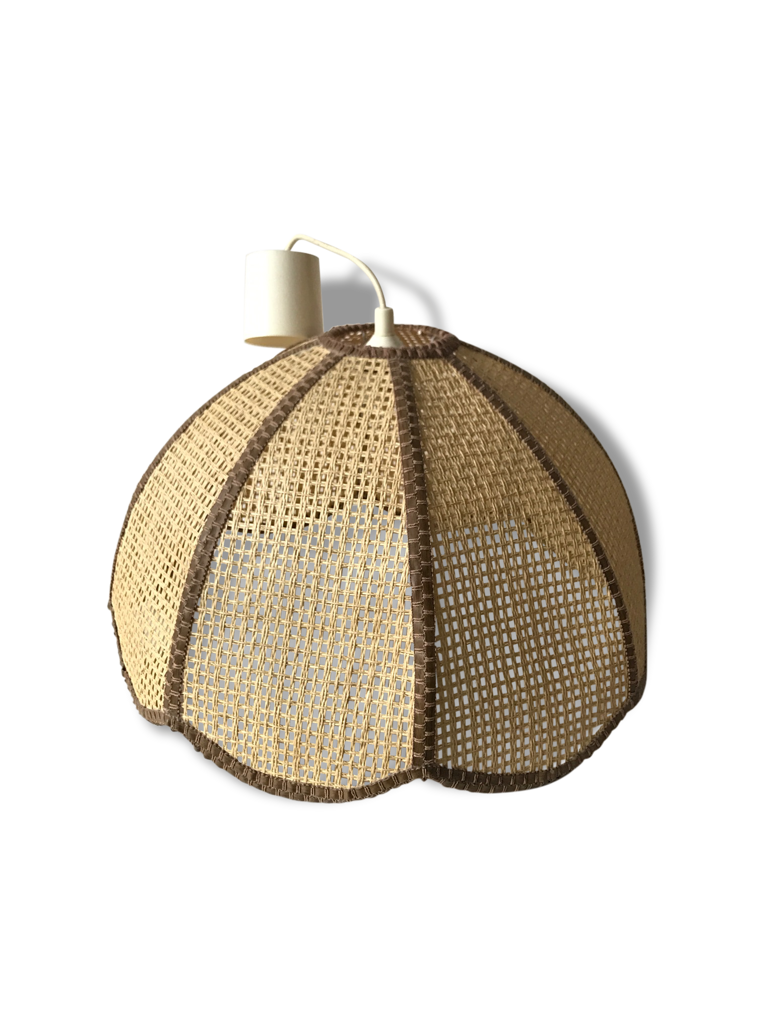 Rattan hanging lamp