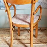 Fauteuil enfant  en bois courbé ancien