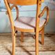 Fauteuil enfant  en bois courbé ancien