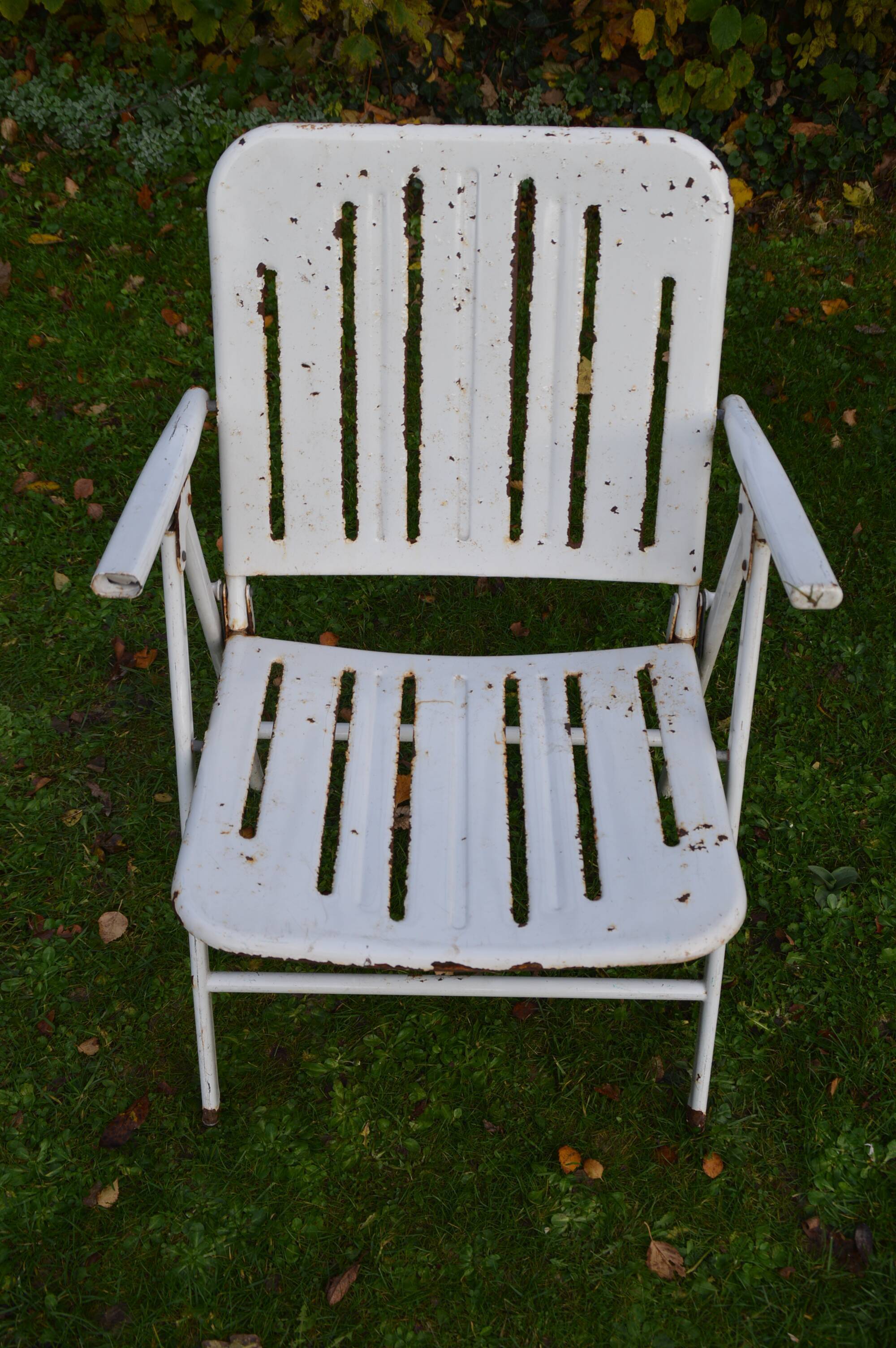 Metal garden furniture set 2 chairs, 1 table