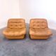 Ensemble de fauteuils en cuir vintage, années 1970