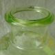 Vase boule en verre emaille email gras