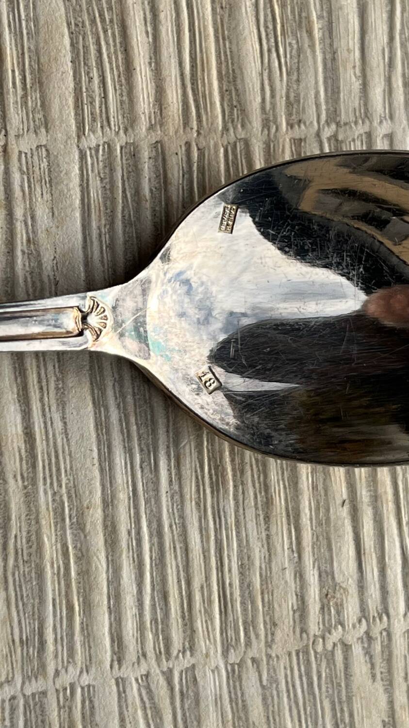 Box of 10 vintage teaspoons