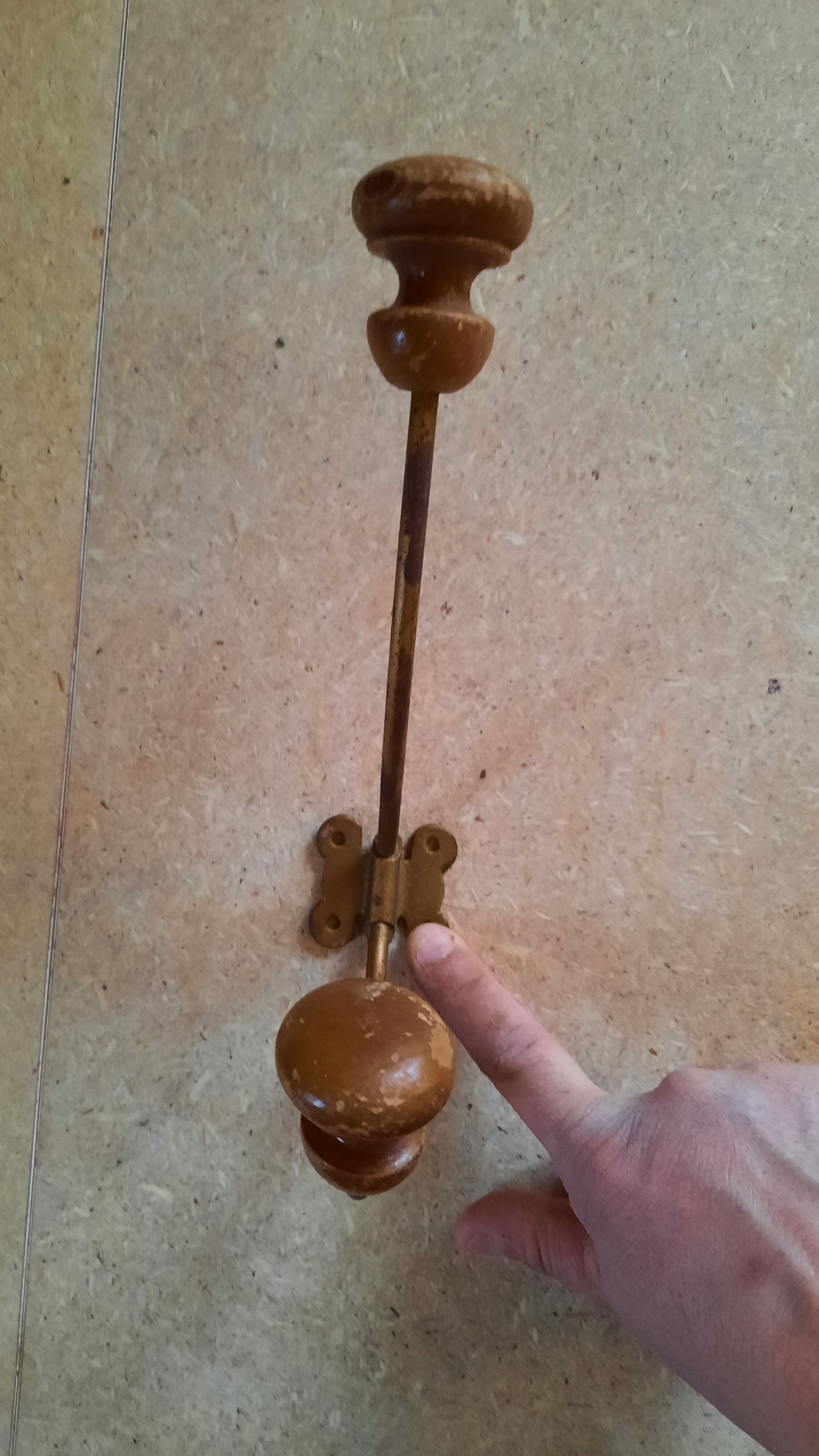 Wall coat rack 1 hook