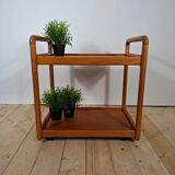 Danish teak serving trolley – Mid-century modern service cart, 1960s