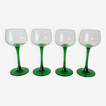 Set of 4 Alsace wine glasses