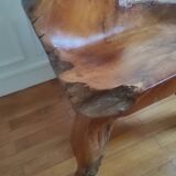 Exotic wood armchair