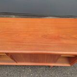 Scandinavian teak row by Axel Christensen for ACO Mobler