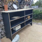 Wooden locker workbench