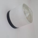 Art deco holophane wall light