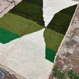 Handmade Berber Beni Ouraine rug, 100 x 300 cm