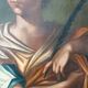 Oil on canvas antique - Saint Agnes - Roman school, 17th century