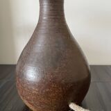 Large handmade stoneware lamp, 1960s-70s