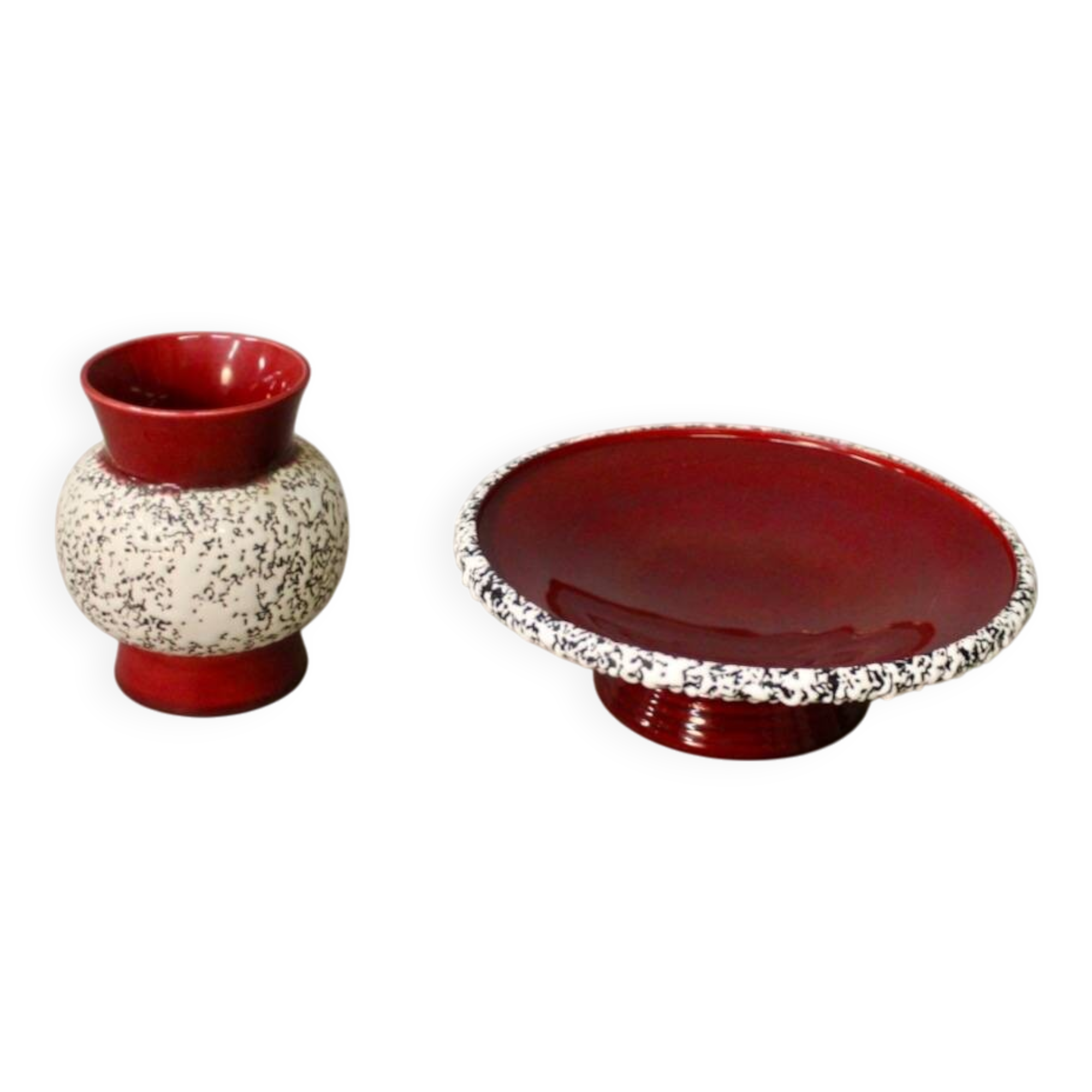 Vase et compotier Paul Milet à Sèvres (1870-1950)