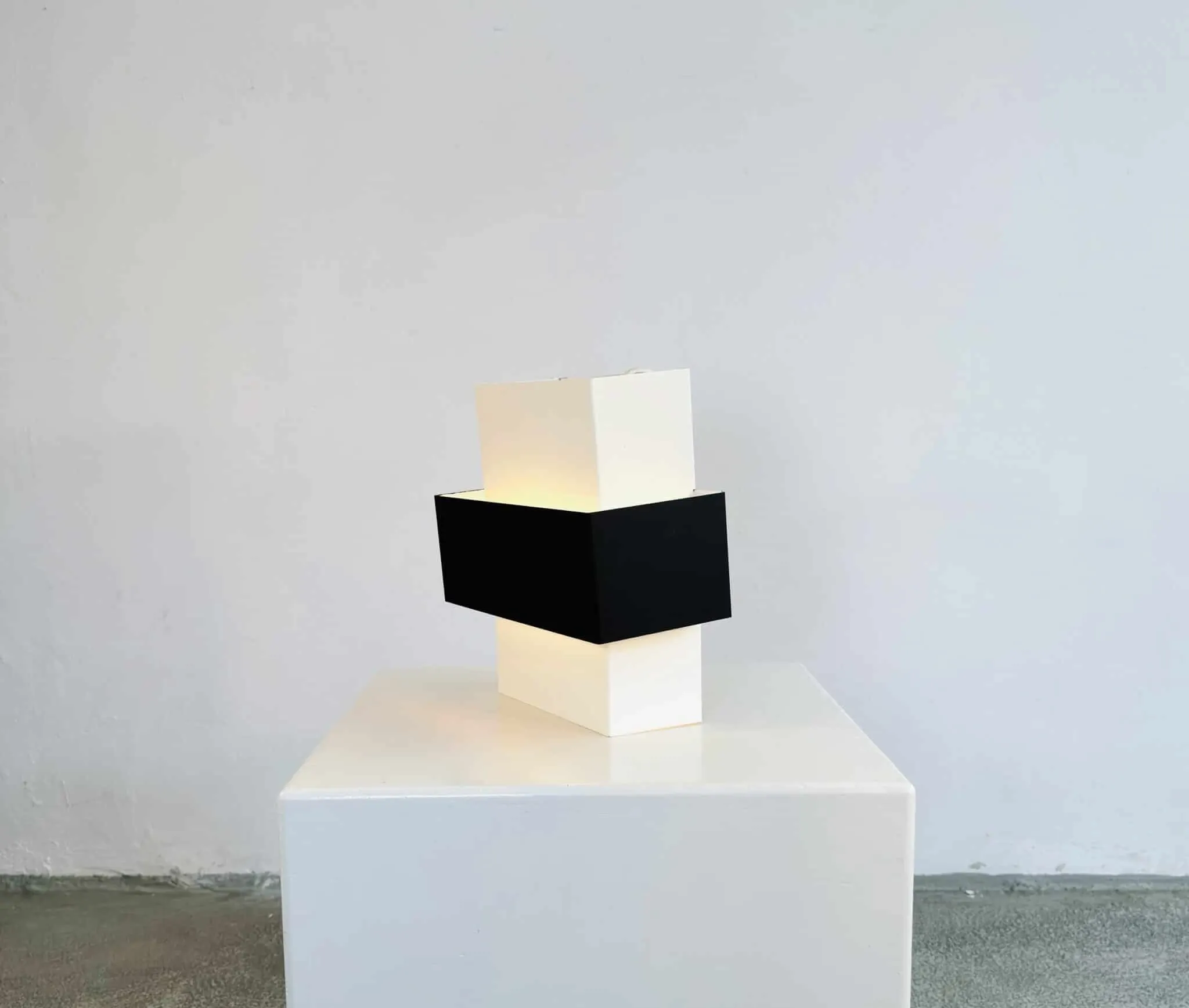 Geometric Wall Lamp By J.J.M. Hoogervorst For Anvia Nederland, The Netherlands, 1960S