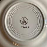 6 vintage flat plates