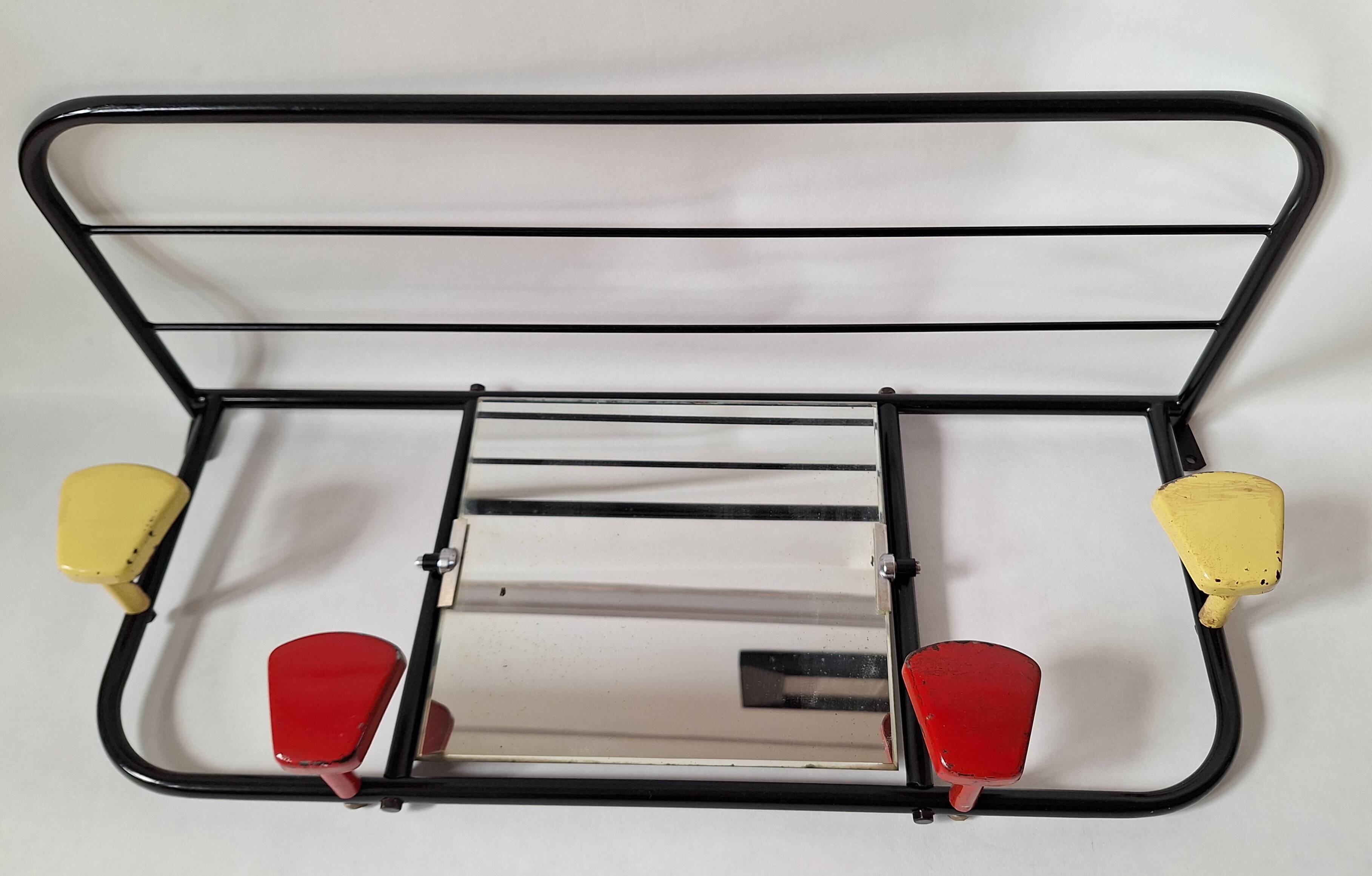 Vintage coat rack / wall mounted wardrobe