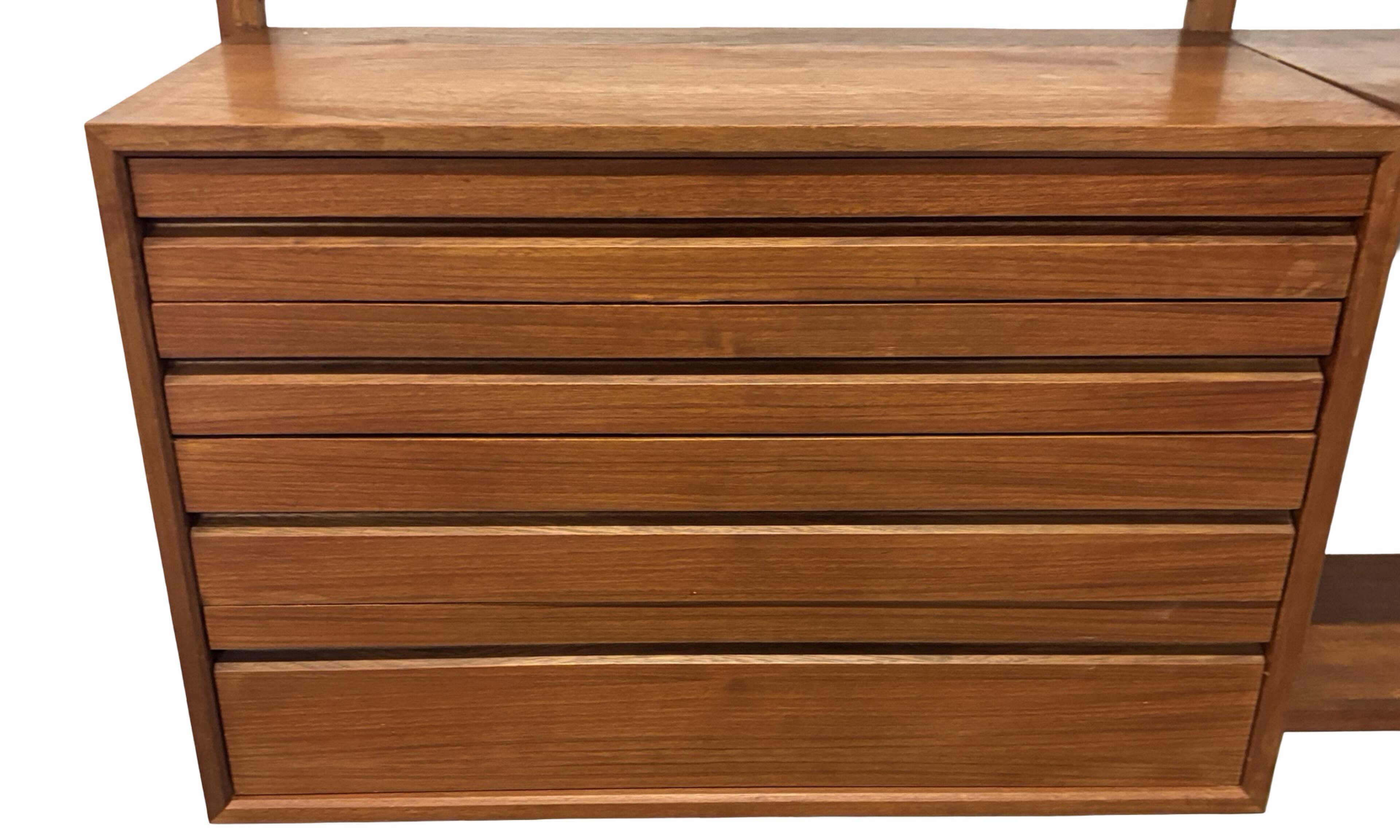 Vintage Poul Cadovius Royal System wall system wall unit