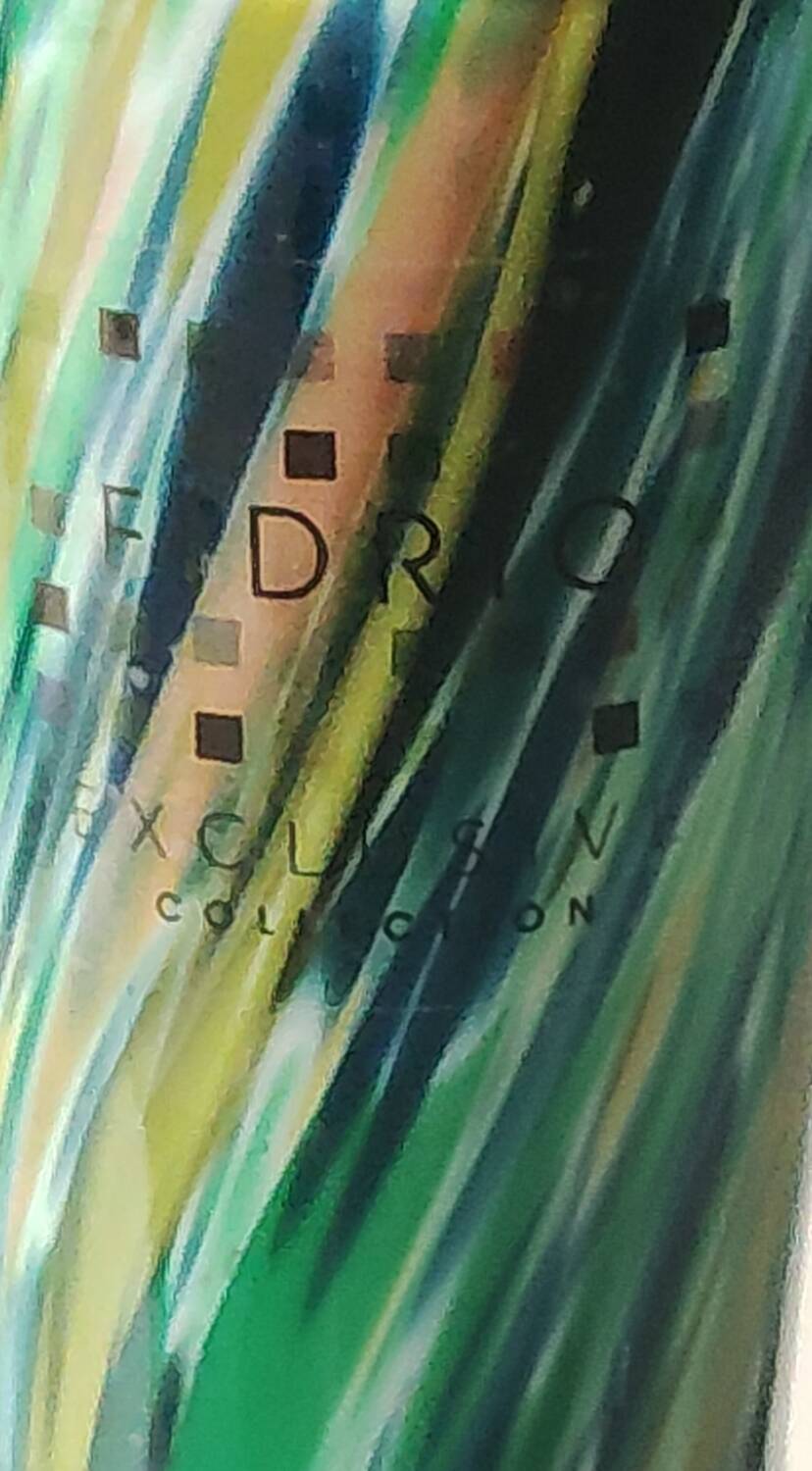 Fidrio Fiesta Globe/Ball Design Vase. Speckled