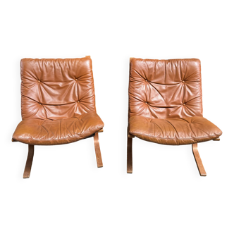 Paire de fauteuils siesta
