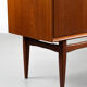 Sideboard in teak with drawers and 3 doors, 1960s