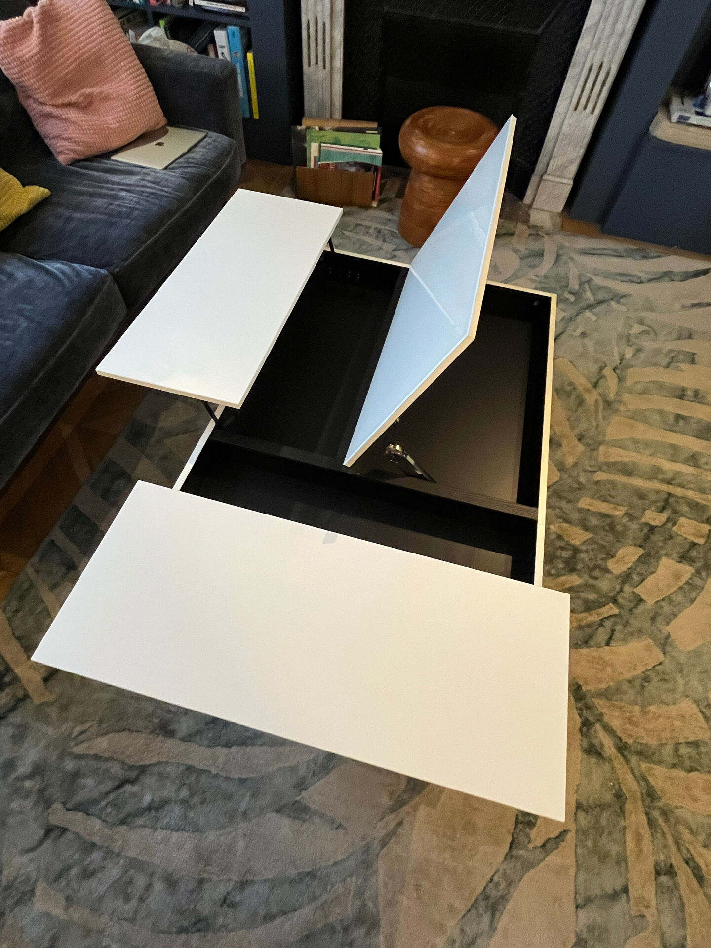 White Chiva coffee table from Bo Concept