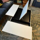 White Chiva coffee table from Bo Concept