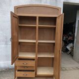 Parisian armoire style oak wardrobe