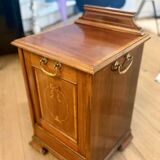 Edwardian furniture / Mahogany coal door