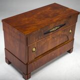 Early 19th century Biedermeier mahogany commodes, 1830s