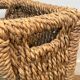 Rope wastepaper basket